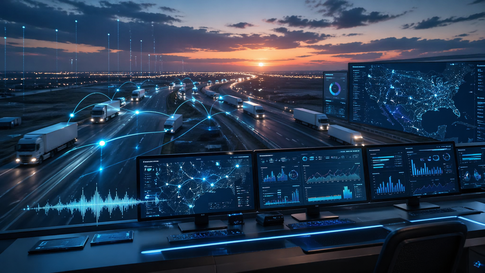 Order entry software for trucking fleets